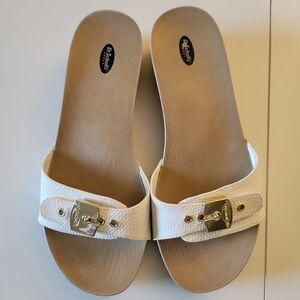 Dr. Scholls Classic Sandal Faux Wood Slide Sandal